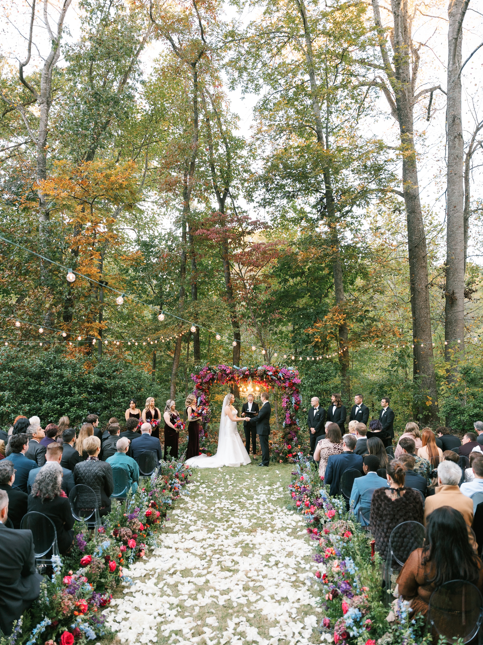 Vibrant Crystal Bridges Wedding