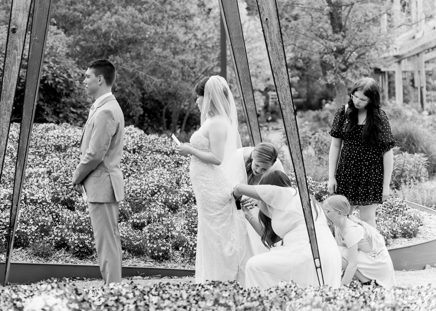 Wedding at Botanical Garden of the Ozarks