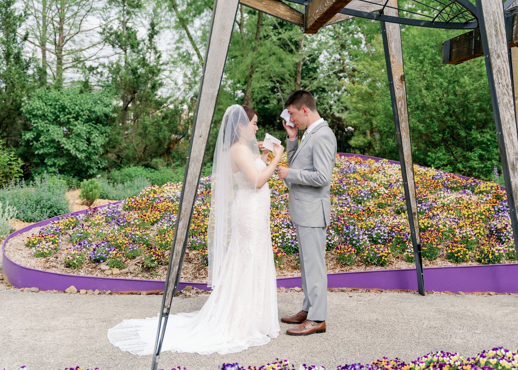 The Most Fun Wedding at Botanical Garden of the Ozarks